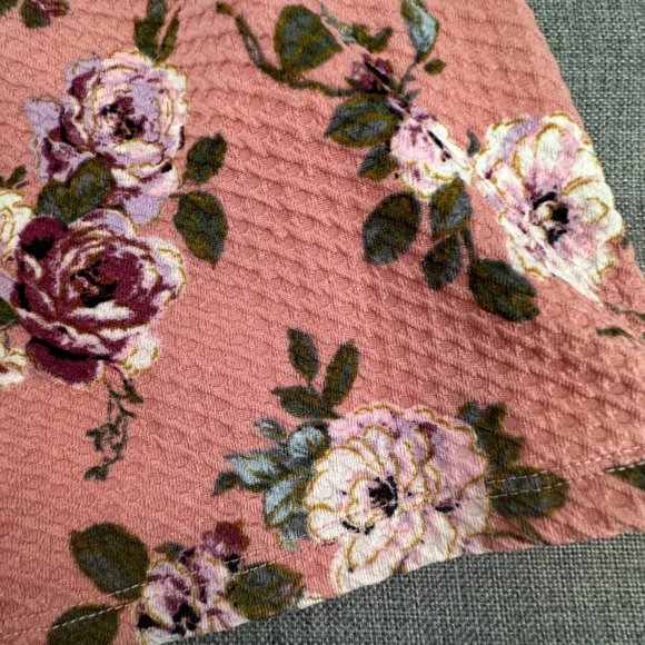 Rewind Floral Skater Dress Medium Sleeveless Pleated Peachy Color Brand New - Picture 6 of 15